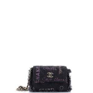 Chanel Denim Mood Flap Clutch With #242274C24B